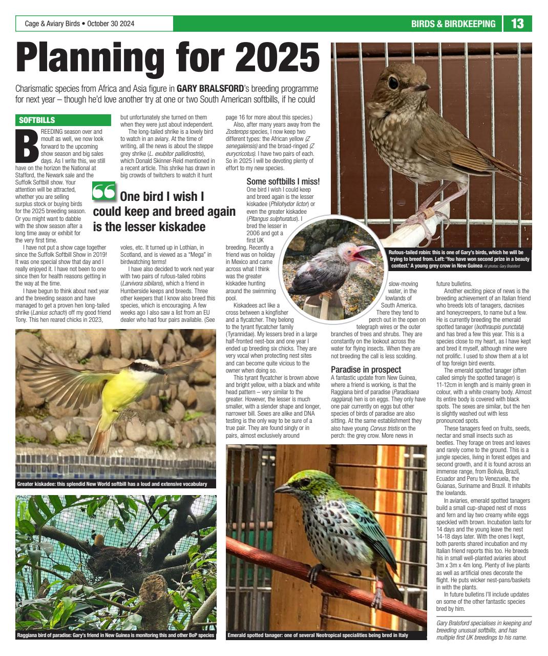 Cage & Aviary Birds Preview Pages