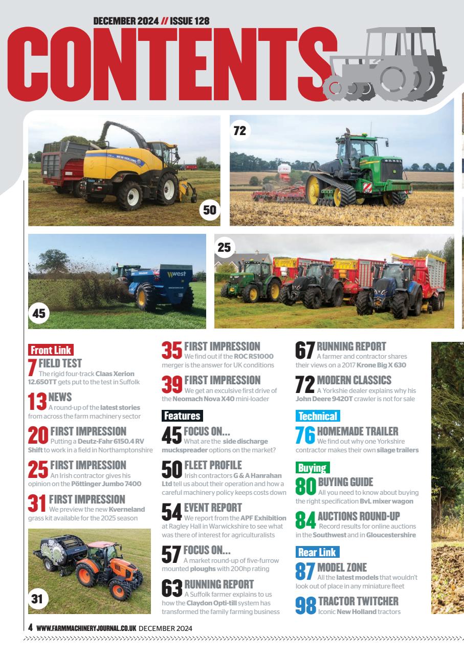 Farm Machinery Journal Preview Pages