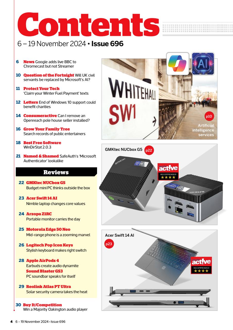 Computer Active Preview Pages