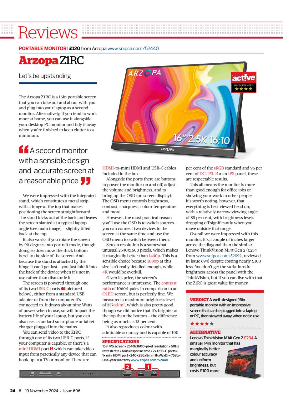 Computer Active Preview Pages