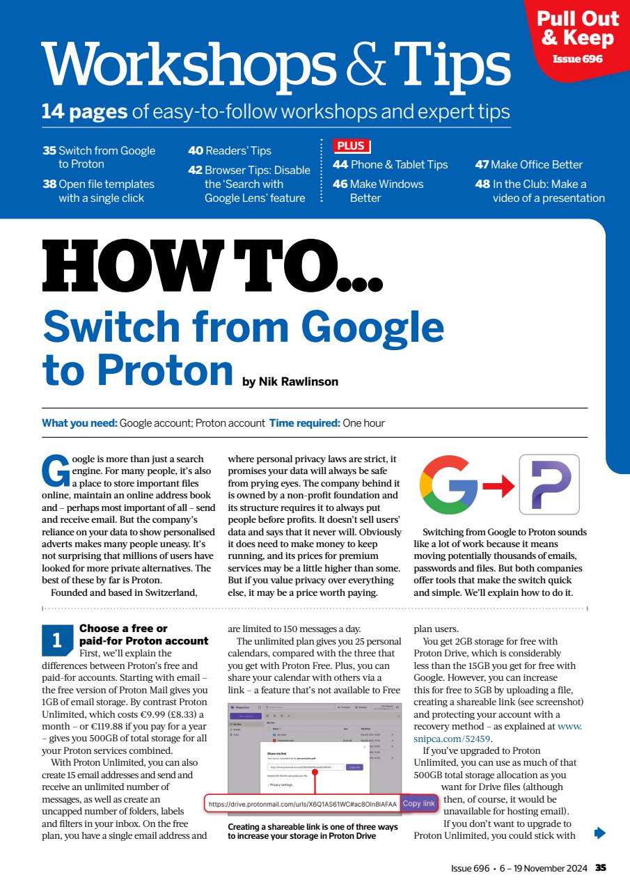 Computer Active Preview Pages