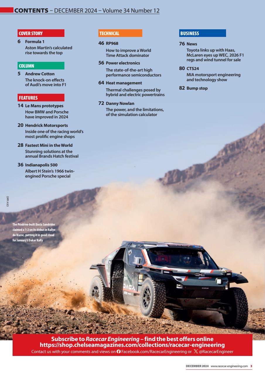 Racecar Engineering Preview Pages