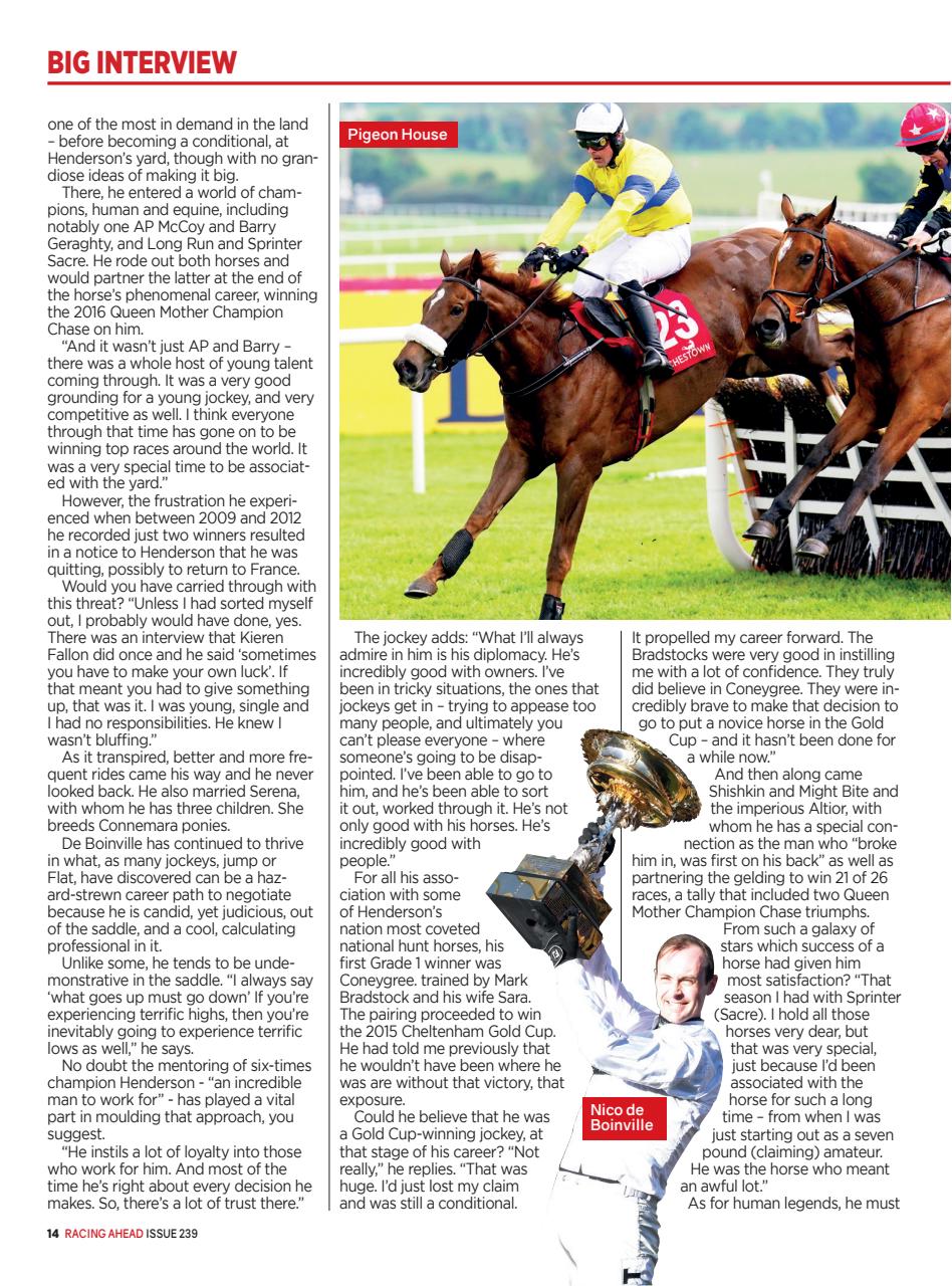 Racing Ahead Preview Pages