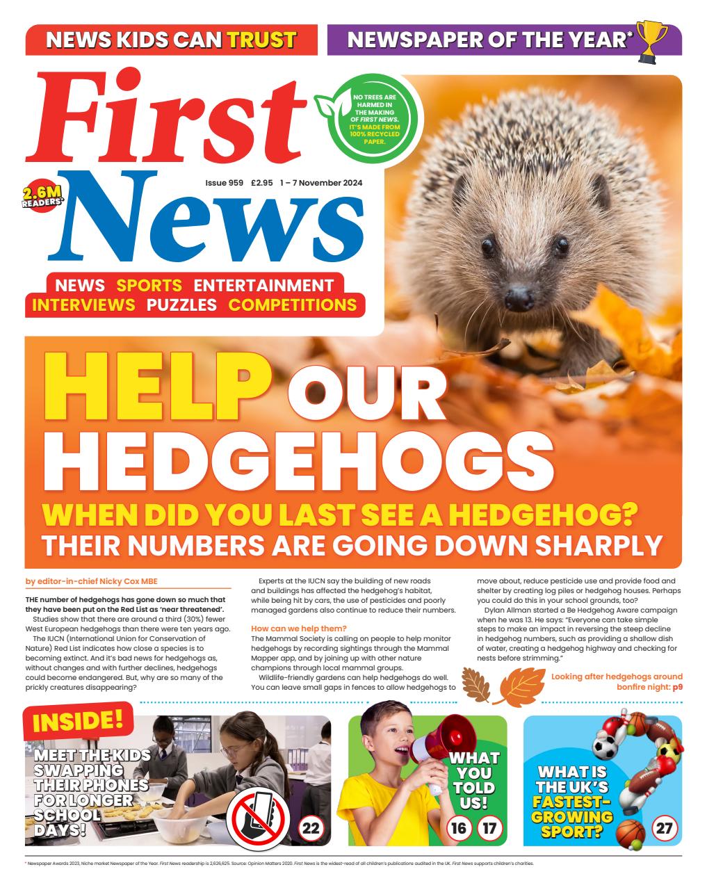First News Preview Pages