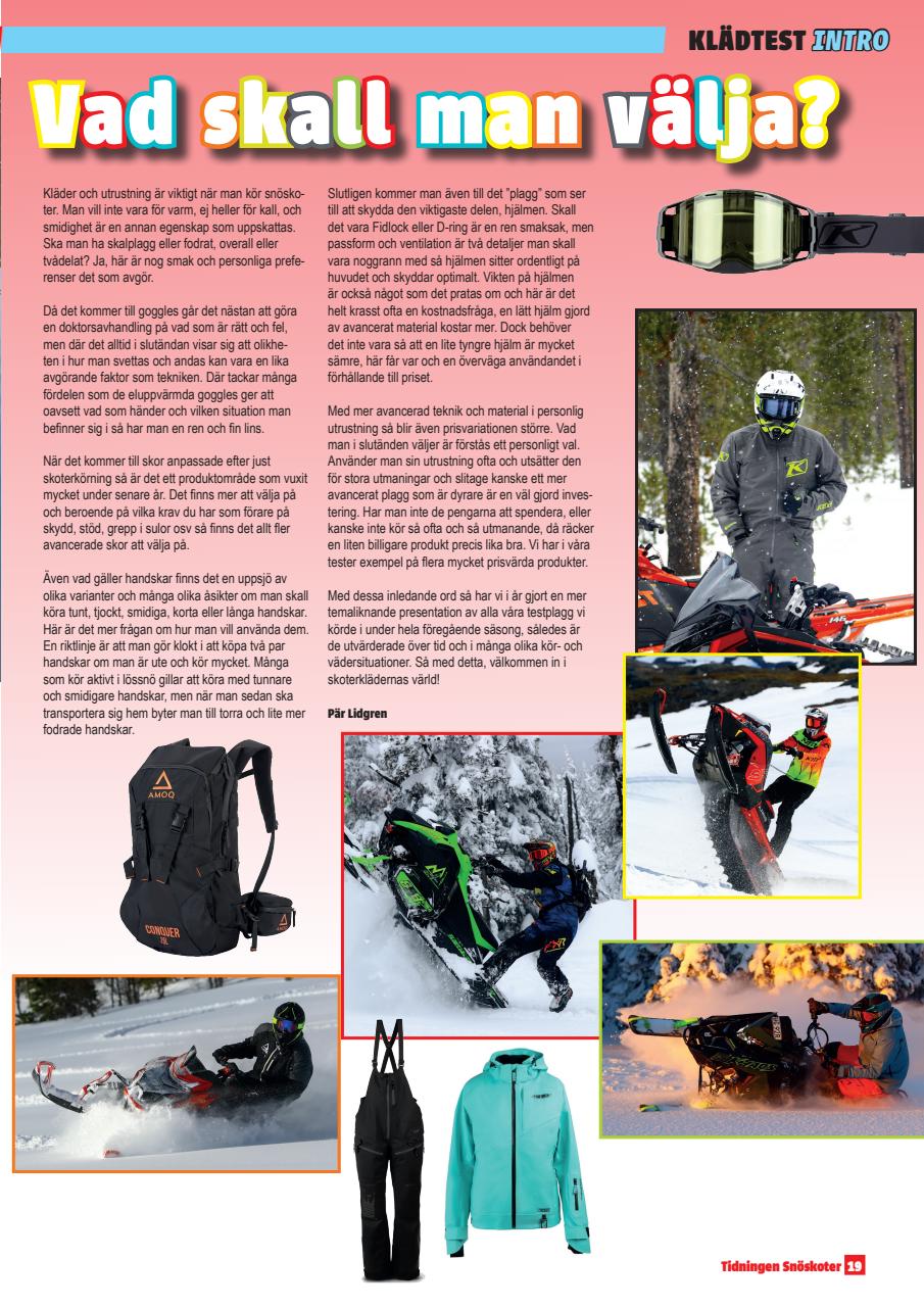 Tidningen Snöskoter Preview Pages
