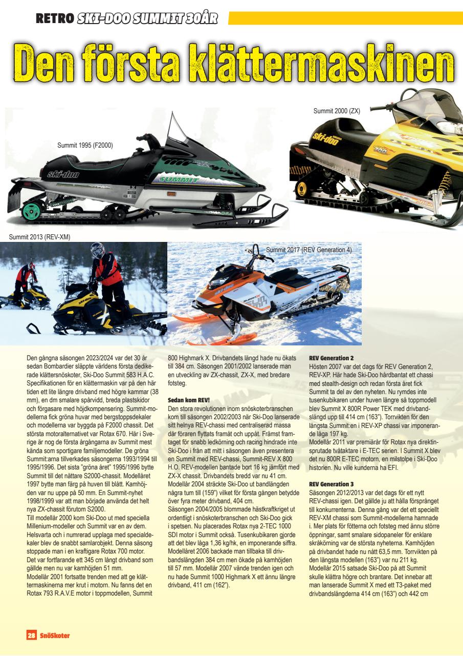 Tidningen Snöskoter Preview Pages