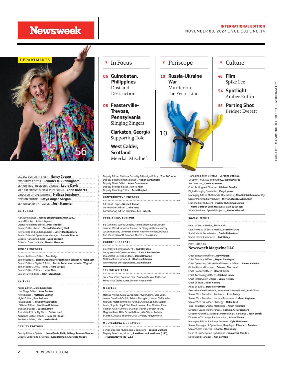 Newsweek International Preview Pages