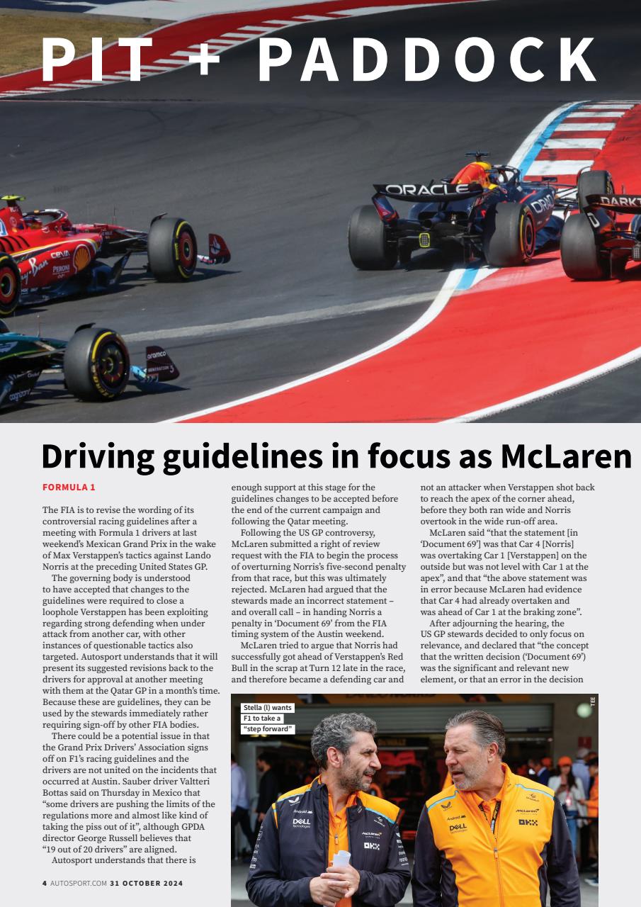 Autosport Preview Pages