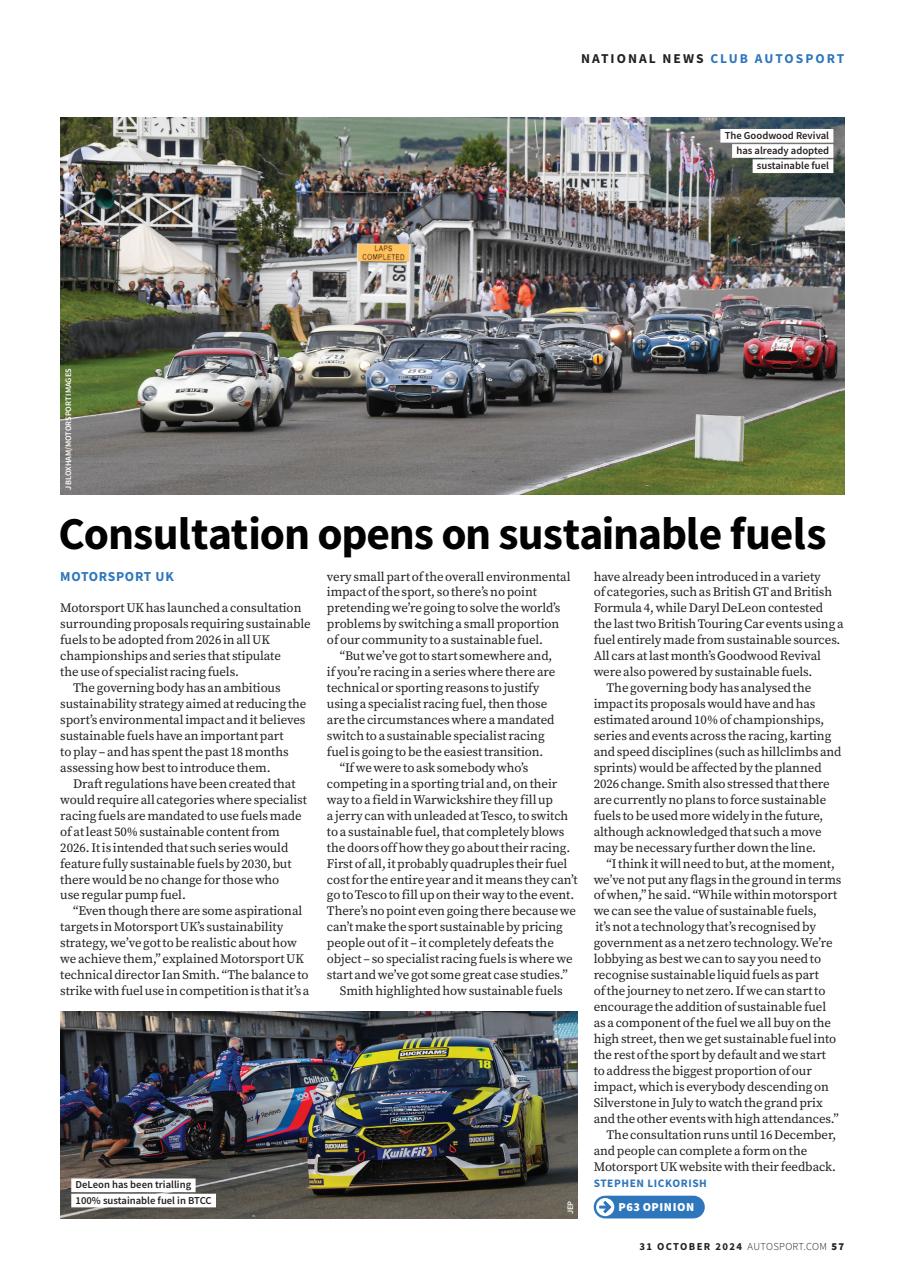 Autosport Preview Pages