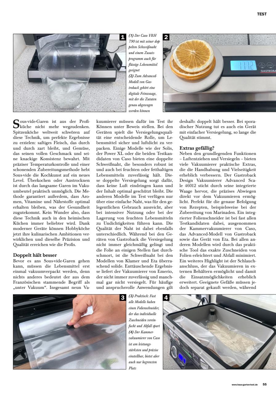 Haus & Garten Test Preview Pages