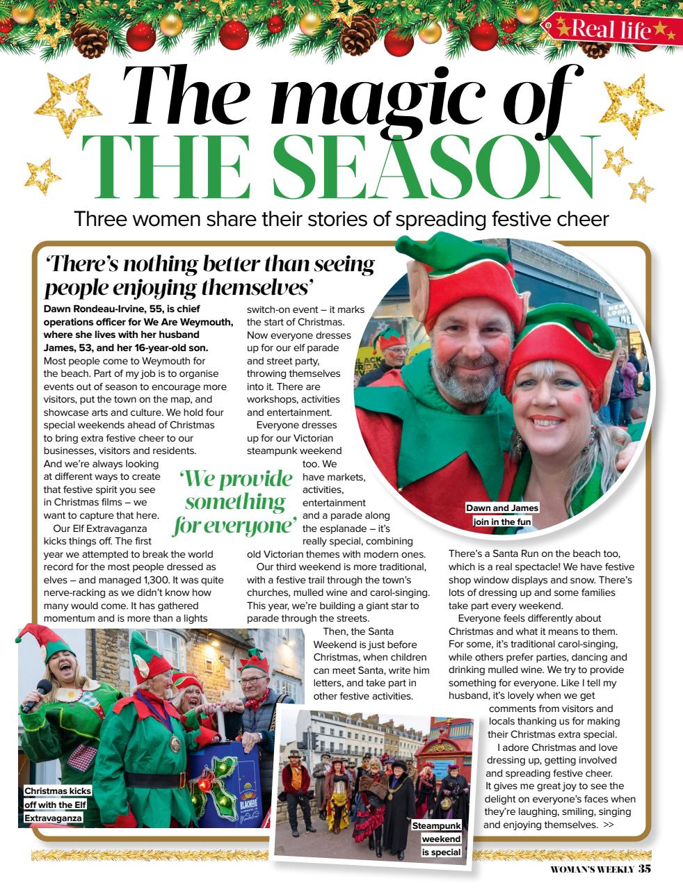 Woman's Weekly Preview Pages