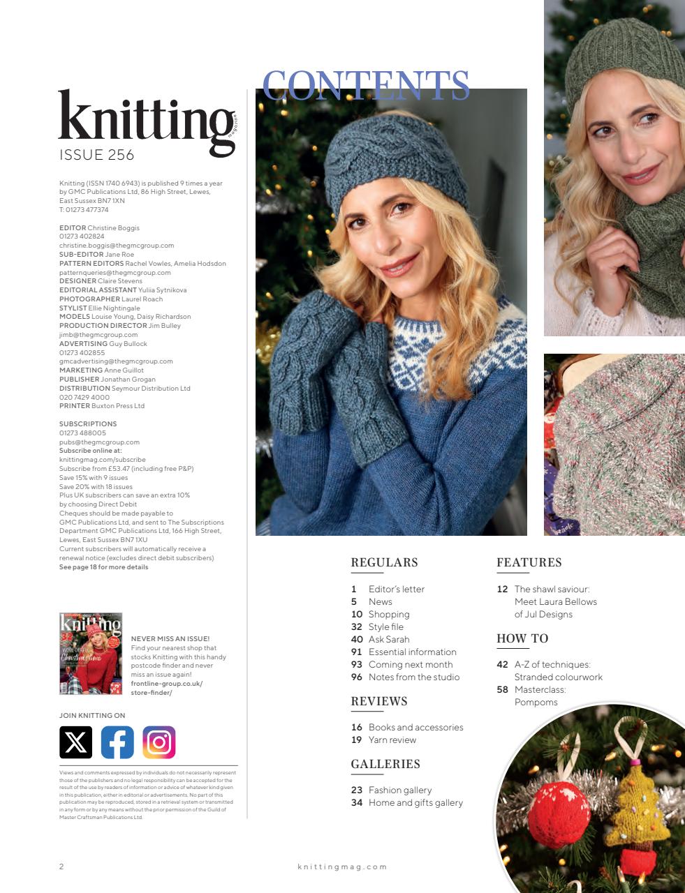 Knitting Preview Pages