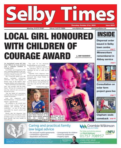 Selby Times issue October 31st 2024