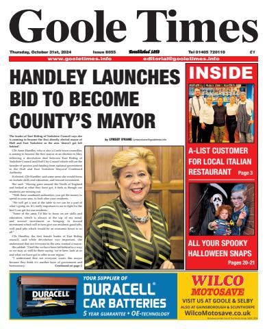 Goole Times issue October 31st 2024