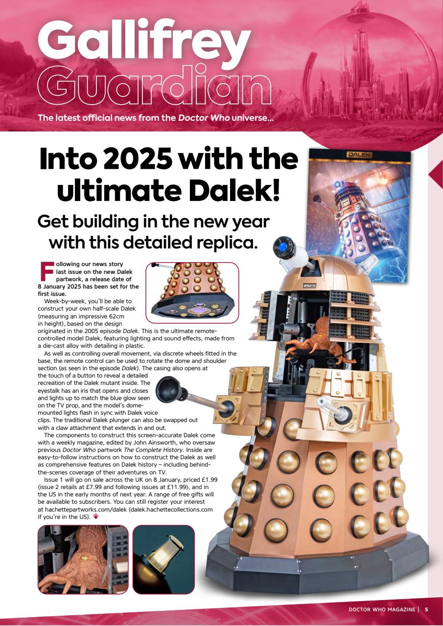 Doctor Who Magazine Preview Pages