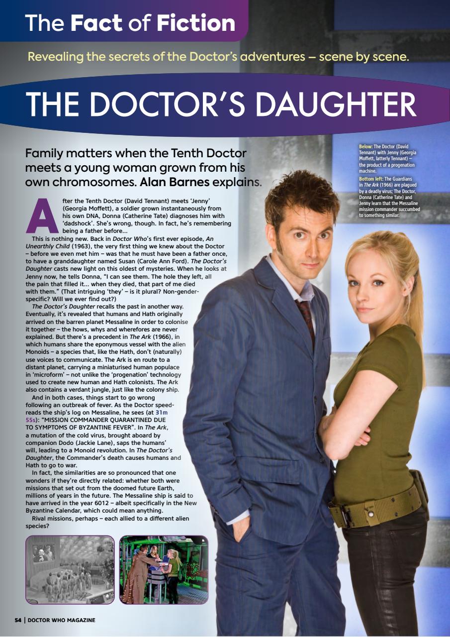 Doctor Who Magazine Preview Pages