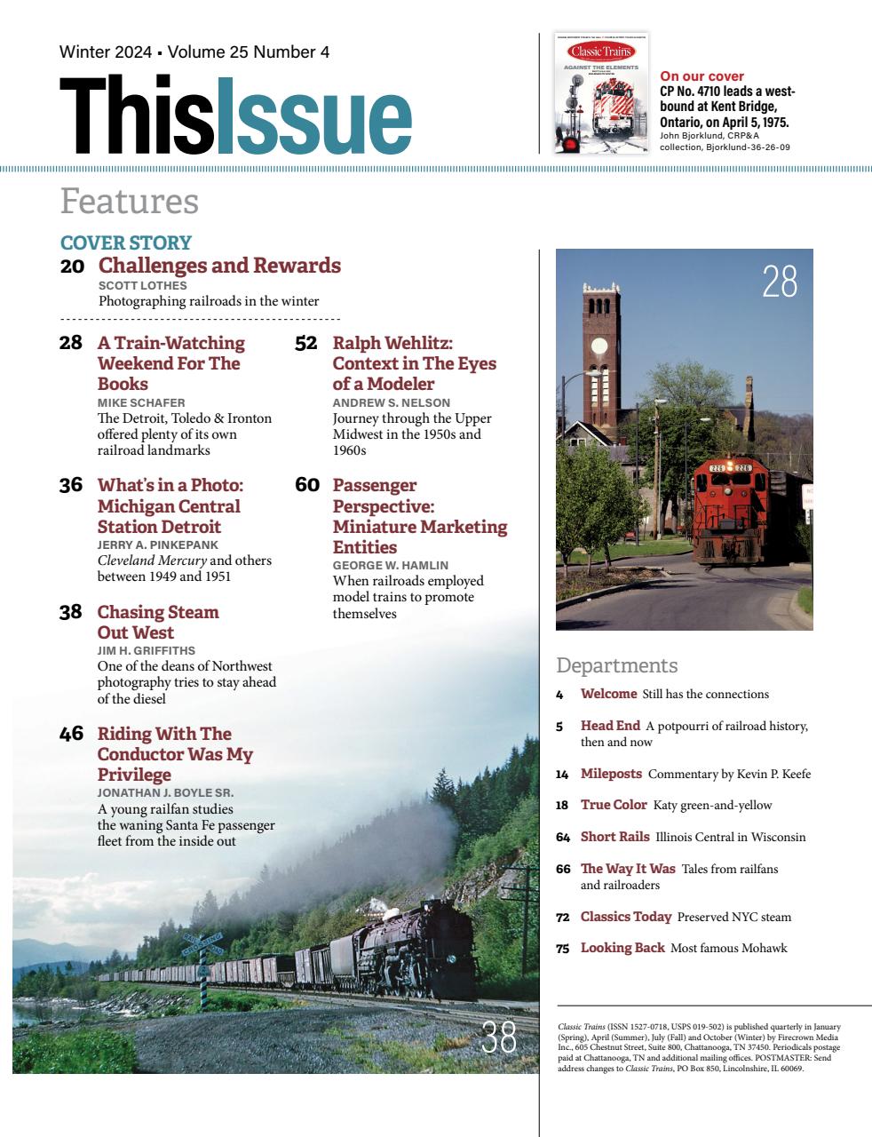 Classic Trains Preview Pages