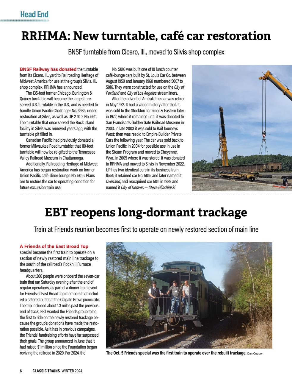 Classic Trains Preview Pages