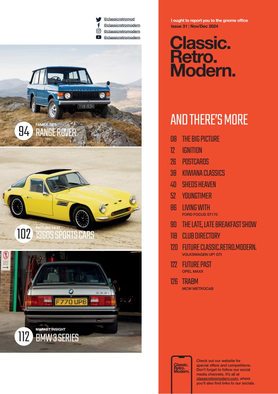 Classic Retro Modern Magazine Preview Pages