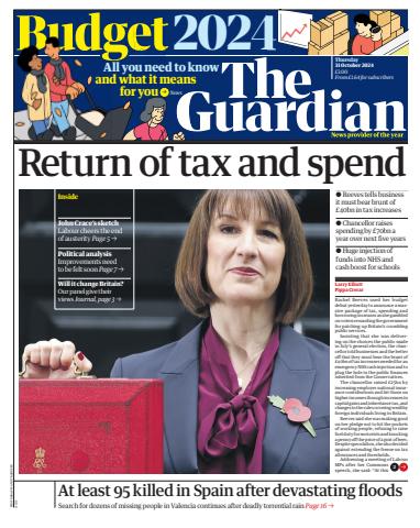 The Guardian Newspaper issue Thursday, 31 October 2024