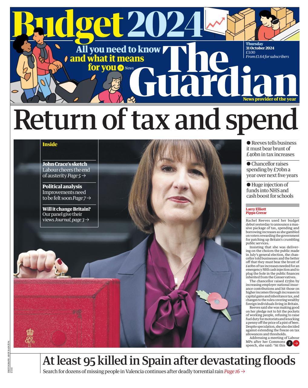 The Guardian Newspaper Preview Pages