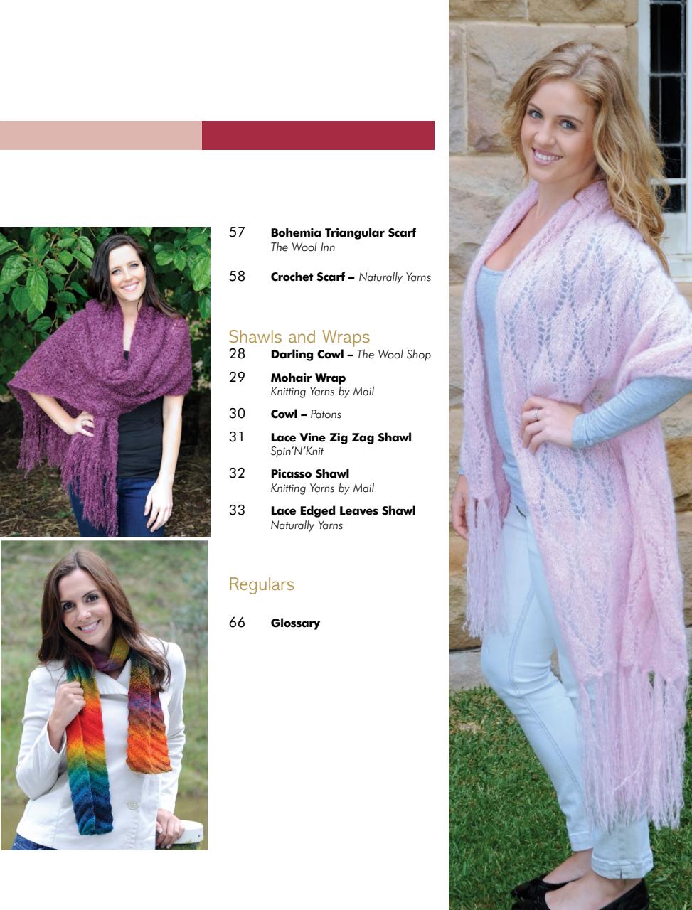 Beanies Shawls and Scarves Preview Pages