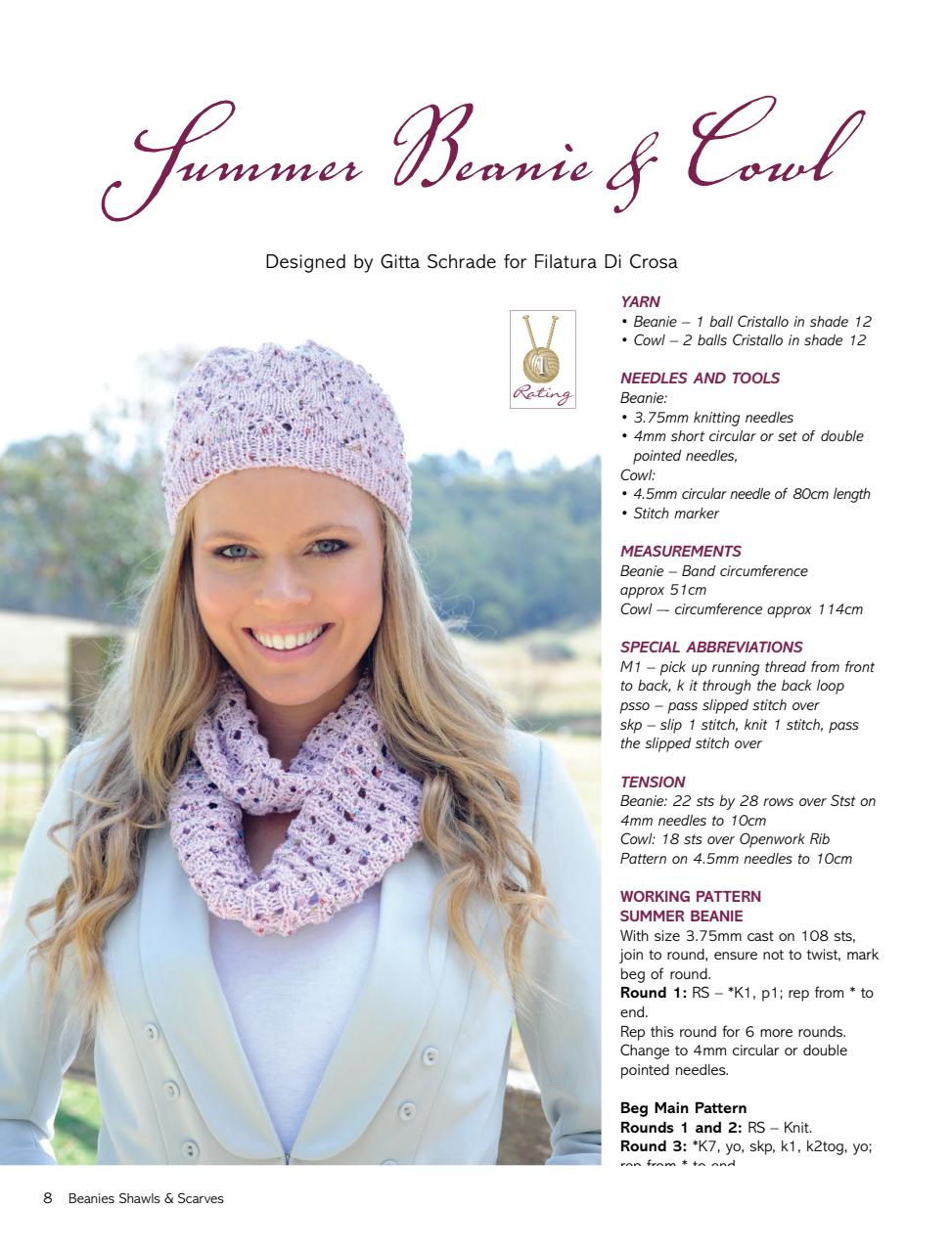 Beanies Shawls and Scarves Preview Pages