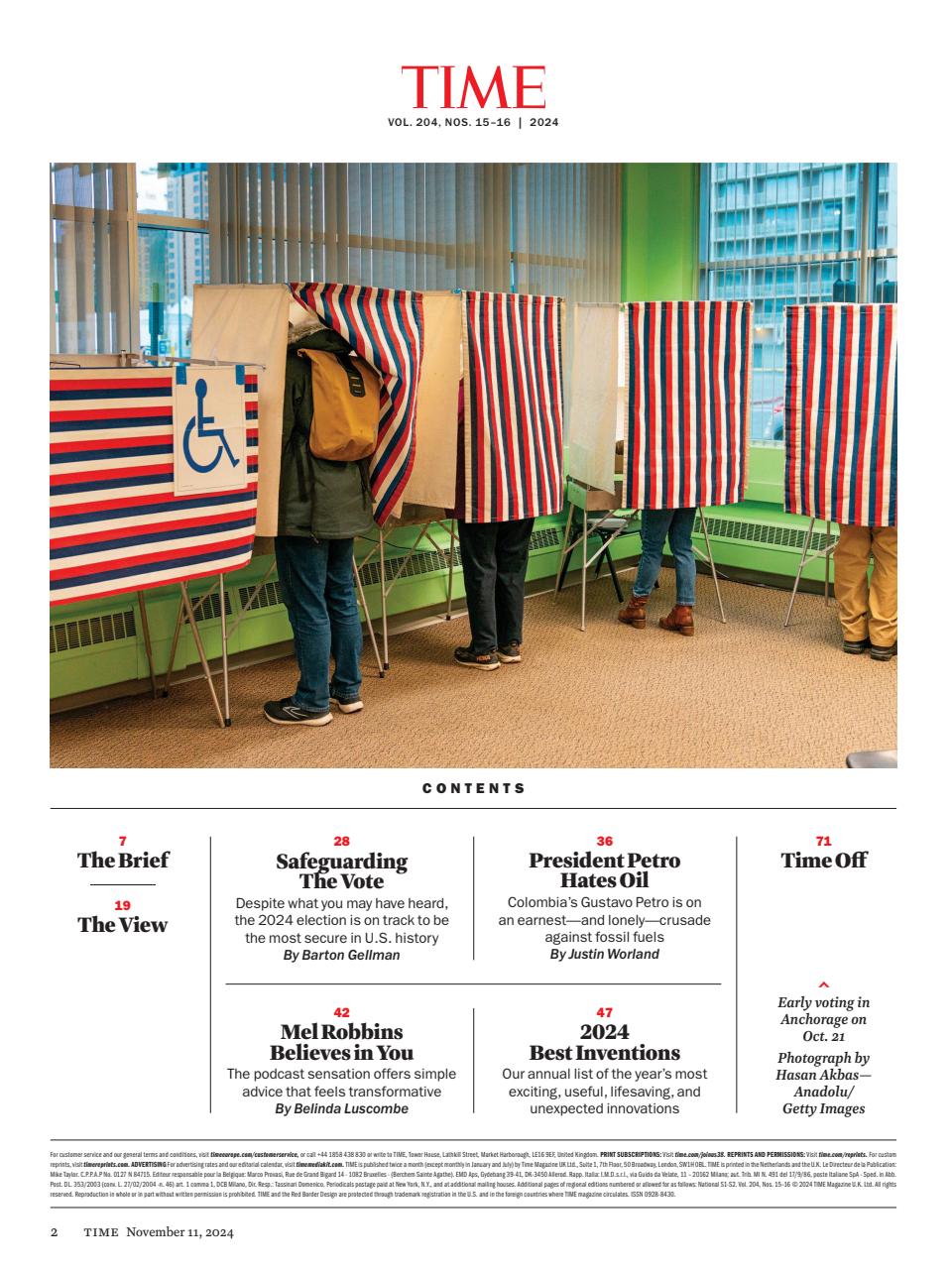 TIME Magazine Europe Preview Pages