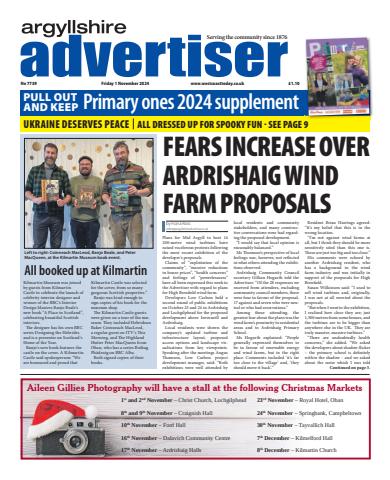 Argyllshire Advertiser issue 01/11/2024