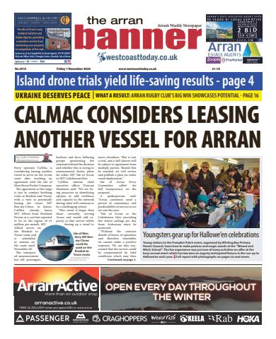 Arran Banner issue Friday, November 01, 2024