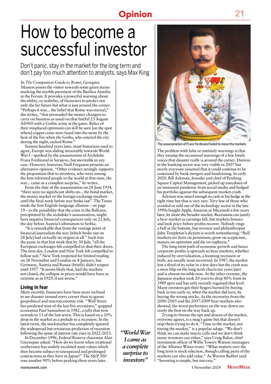 MoneyWeek Preview Pages