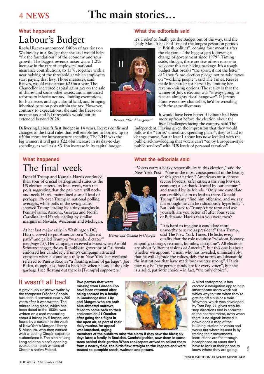 The Week Preview Pages