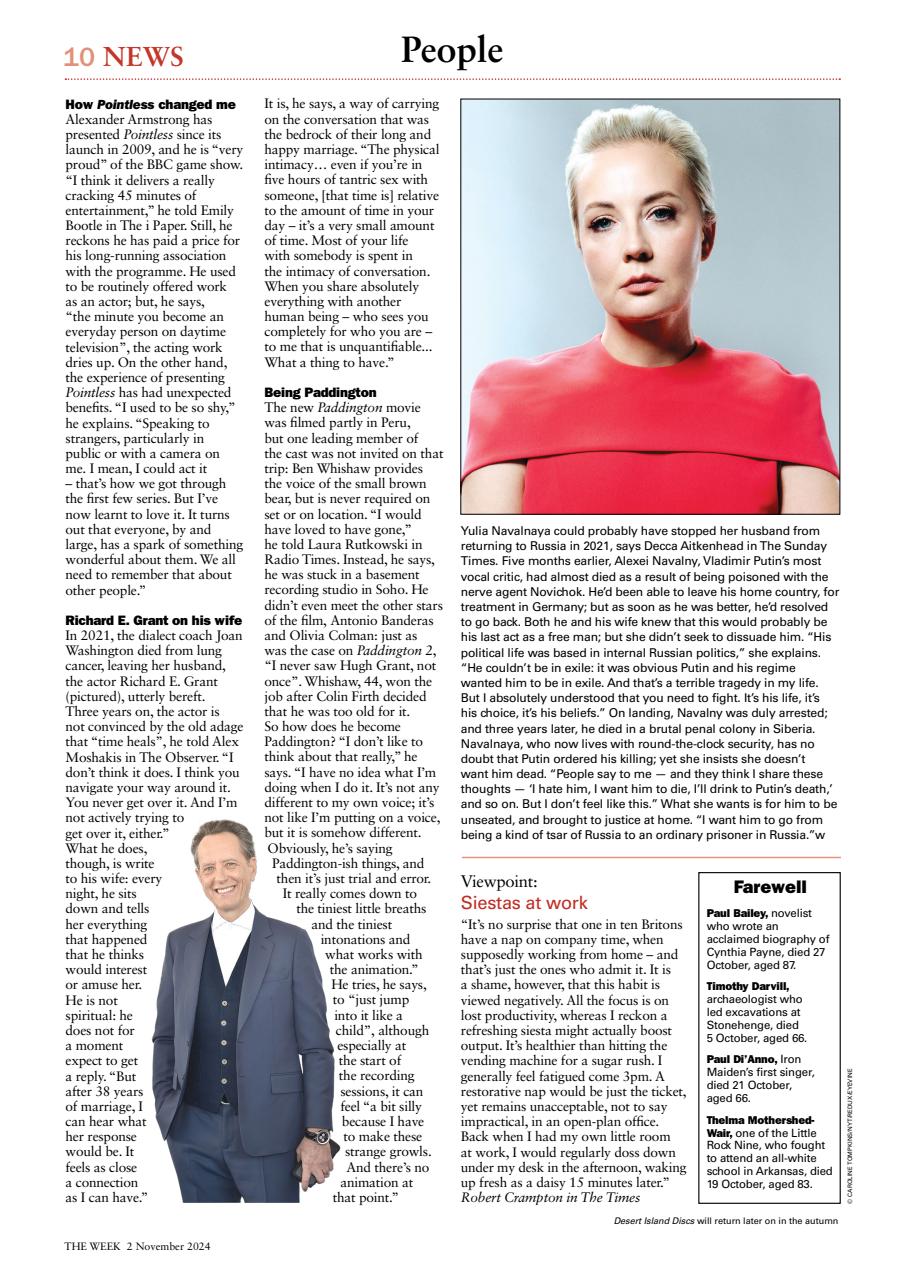 The Week Preview Pages