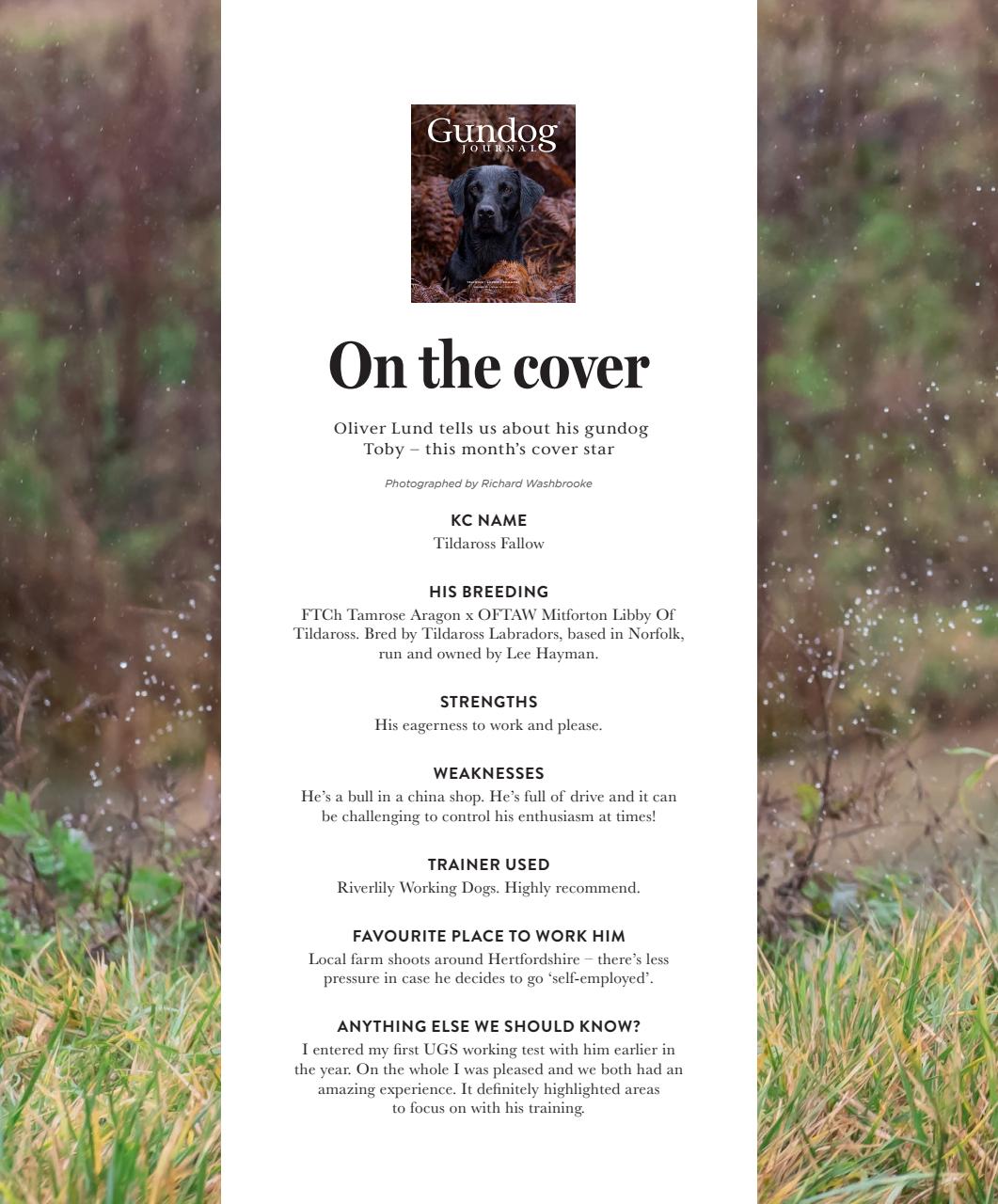 Gundog Journal Preview Pages