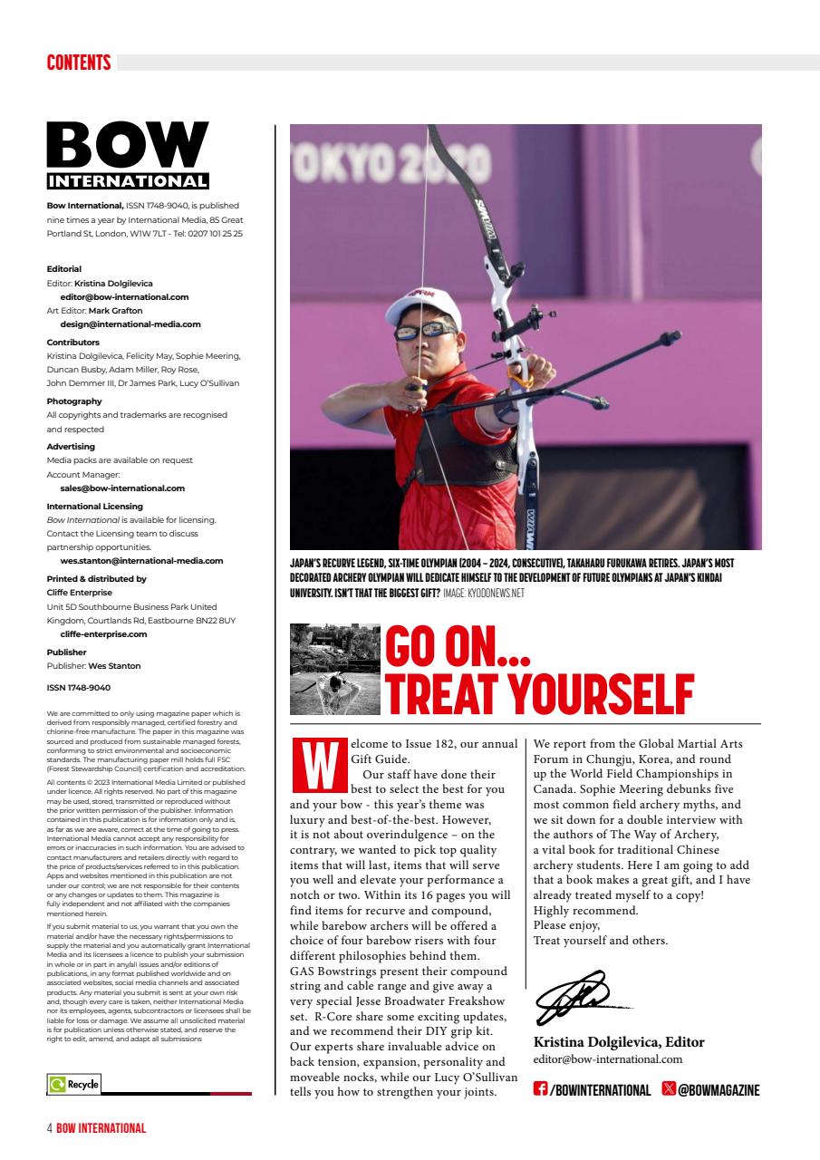 Bow International Preview Pages