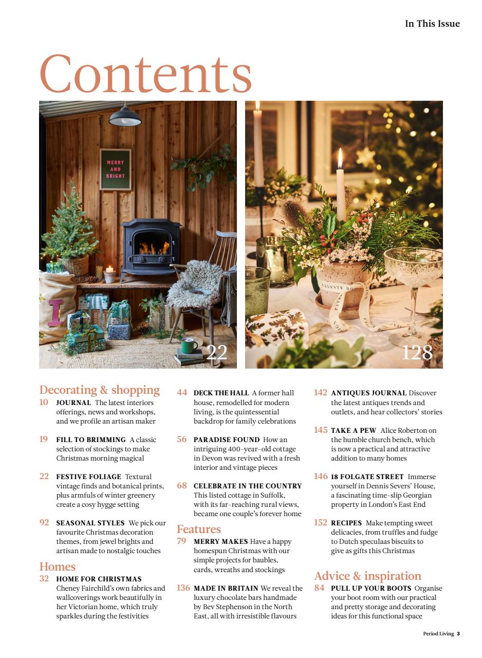 Period Living Magazine Preview Pages