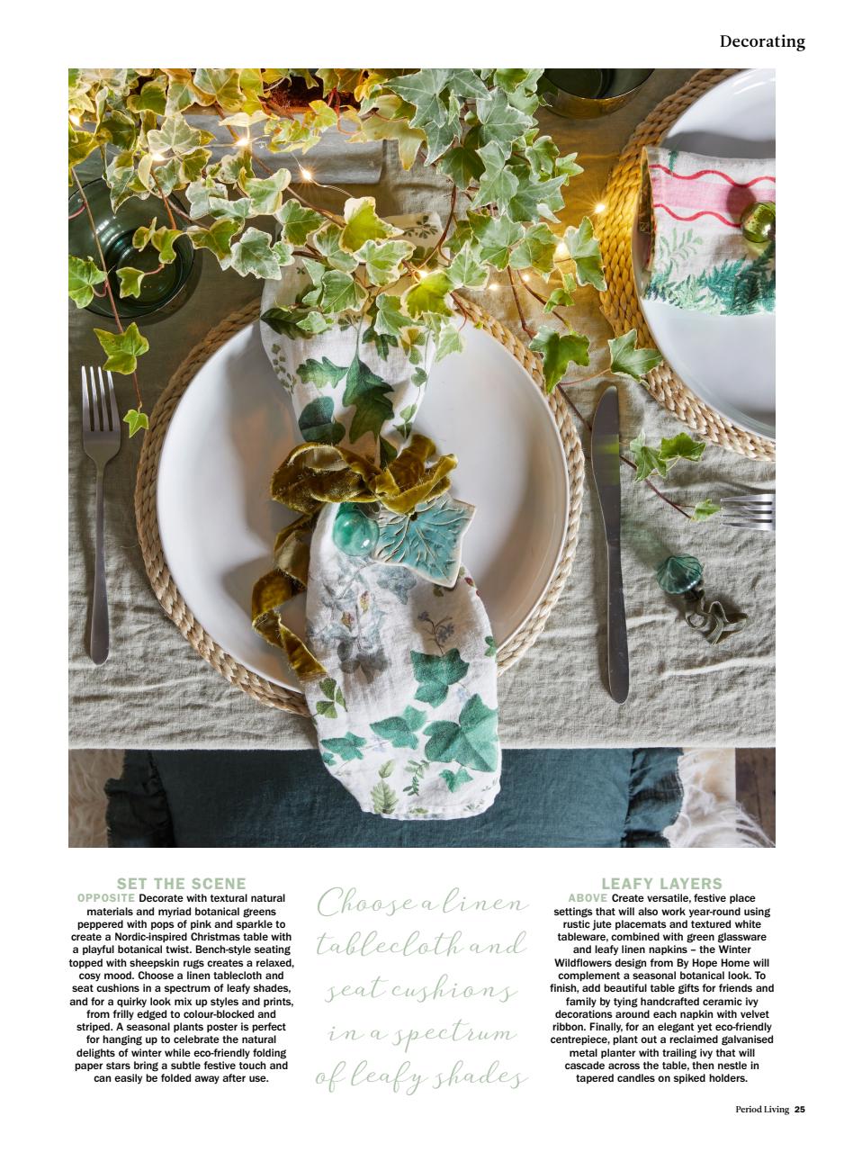 Period Living Magazine Preview Pages
