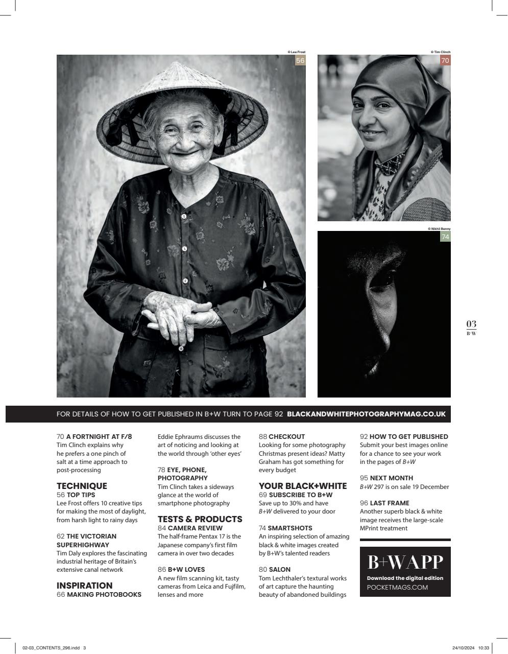 Black+White Photography Preview Pages