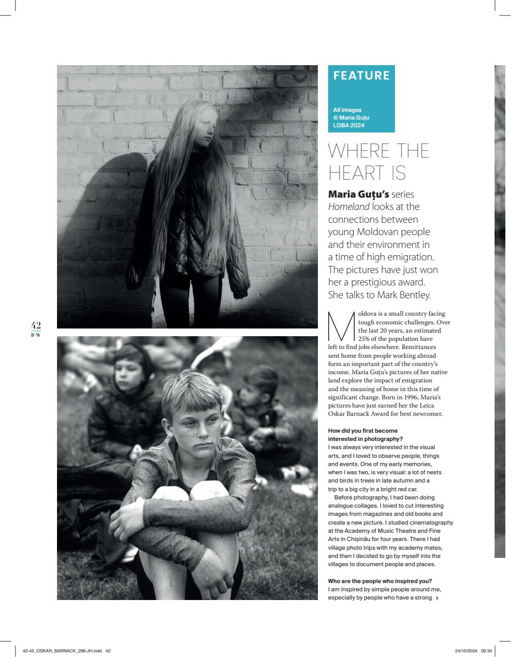 Black+White Photography Preview Pages