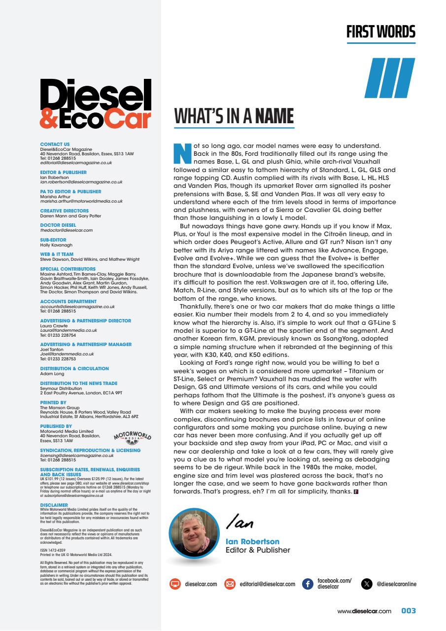 Diesel&EcoCar Magazine Preview Pages