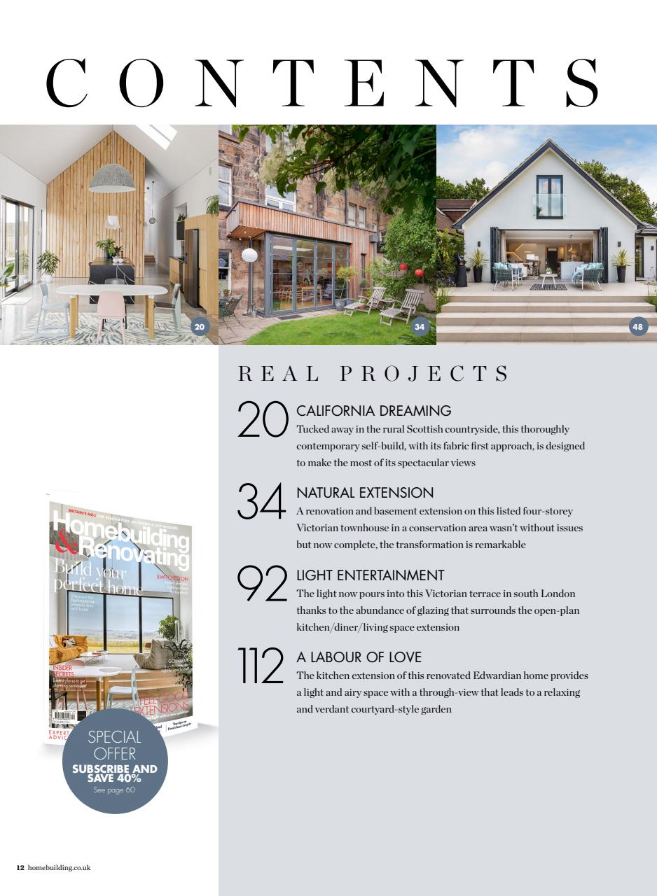Homebuilding & Renovating Magazine Preview Pages