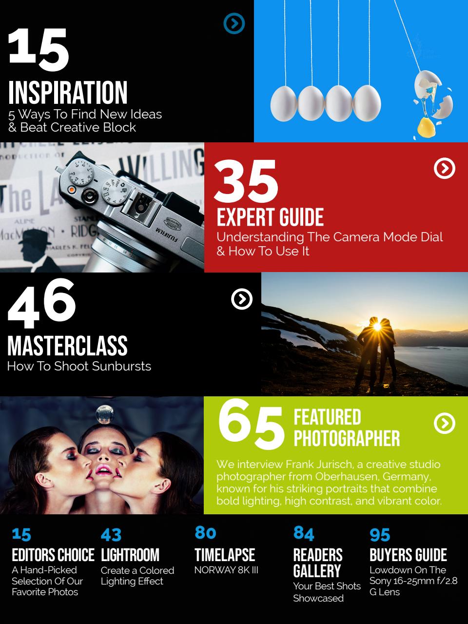 Photography Masterclass Magazine Preview Pages
