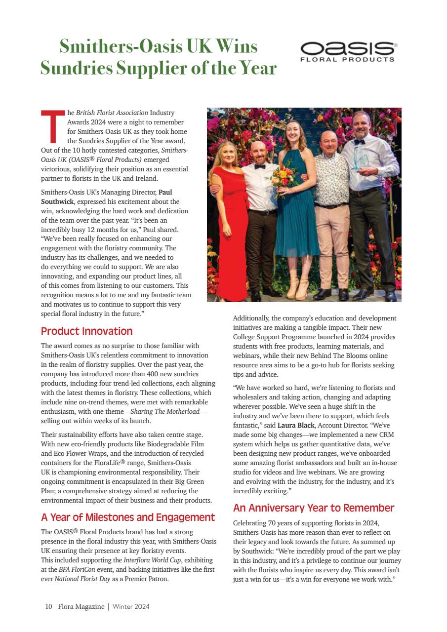 Flora International Preview Pages