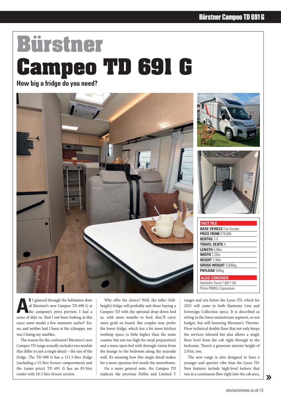 What Motorhome magazine Preview Pages