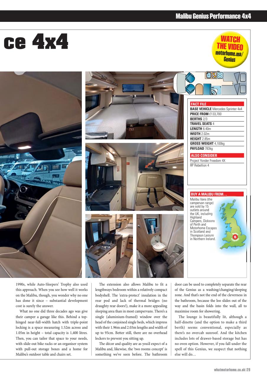 What Motorhome magazine Preview Pages