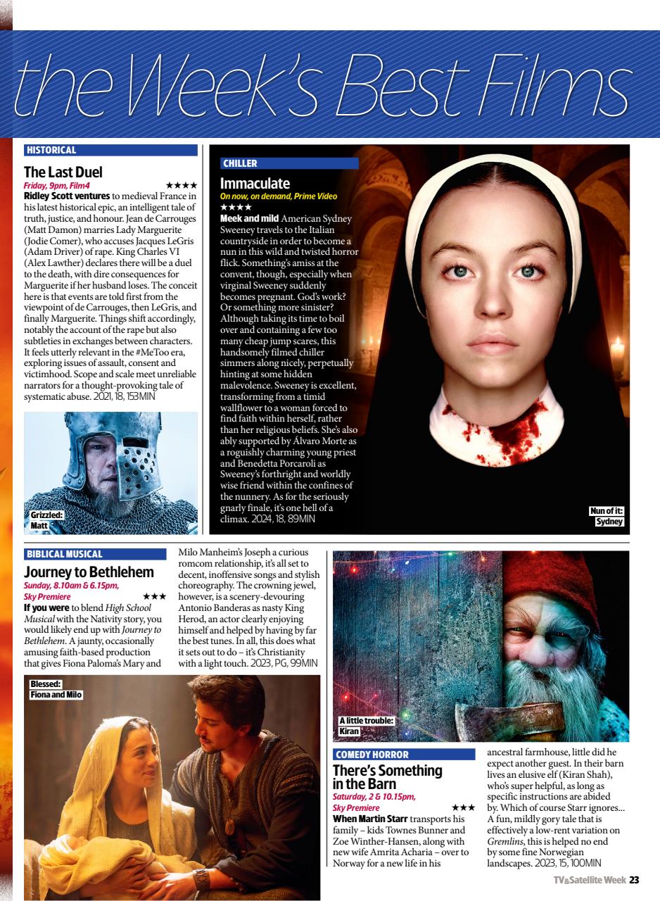 TV & Satellite Week Preview Pages