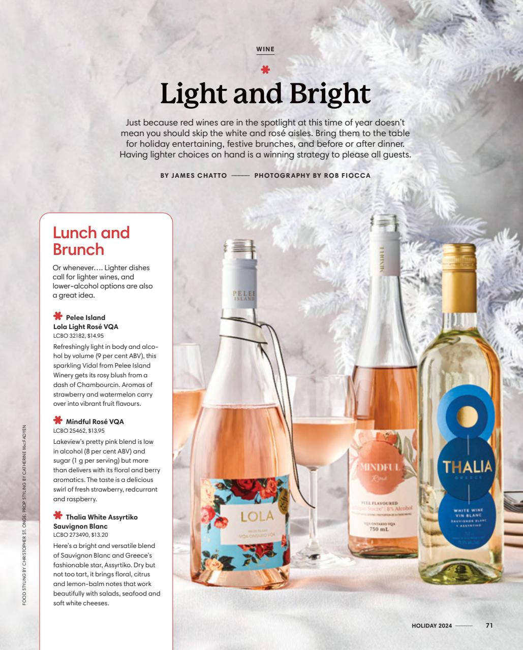 LCBO Food & Drink Preview Pages