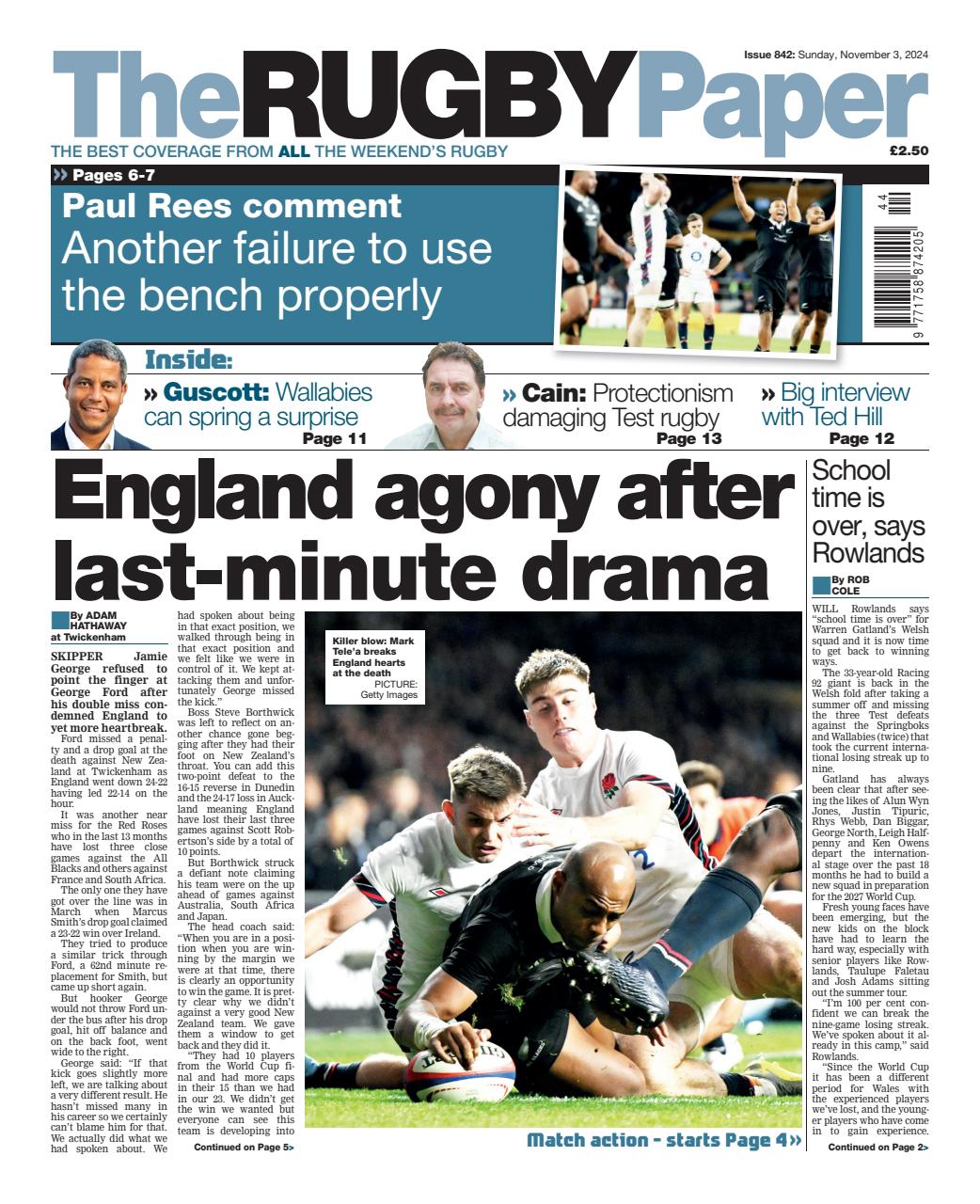 The Rugby Paper Preview Pages