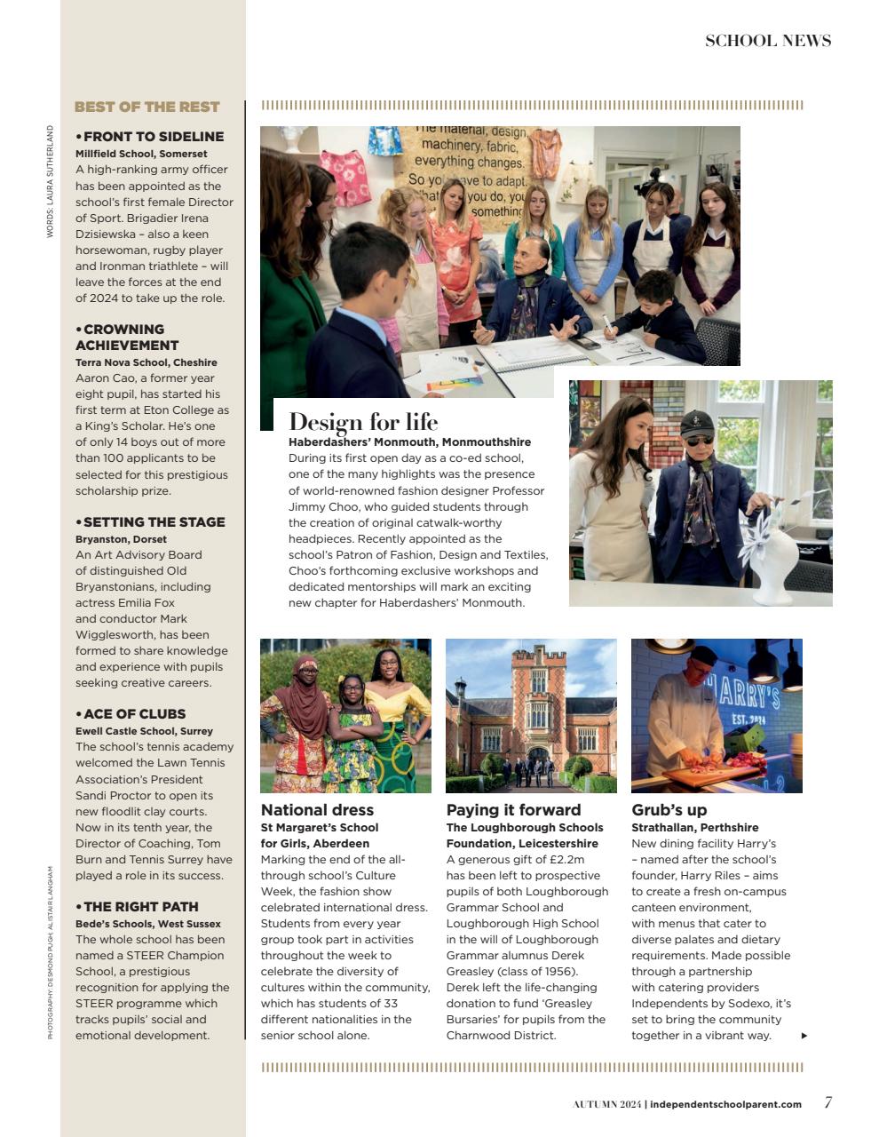 Independent School Parent Preview Pages