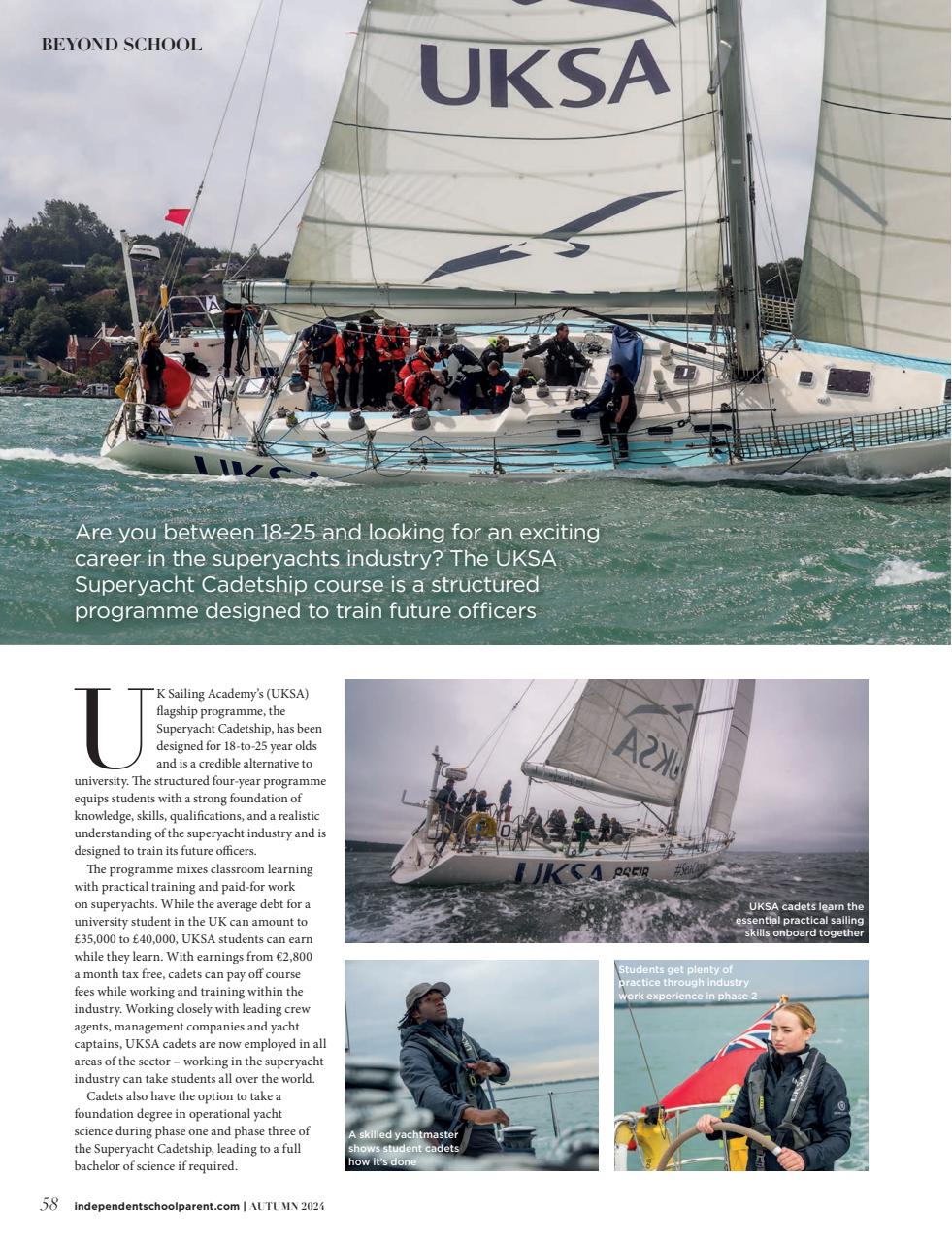 Independent School Parent Preview Pages